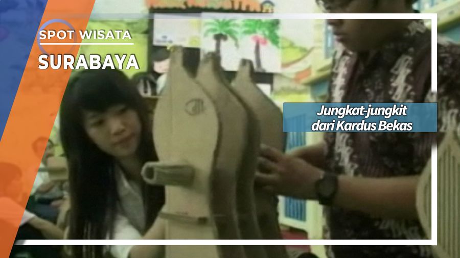 Jungkat-jungkit dari Kardus Bekas, Surabaya