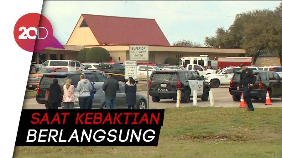  Penembakan Gereja di Texas, 2 Orang Tewas