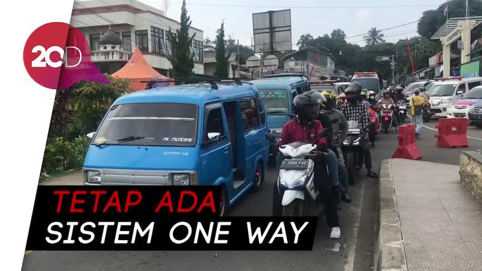 Catat! Ini Jadwal Sistem One Way di Puncak pada 1 Januari 2020