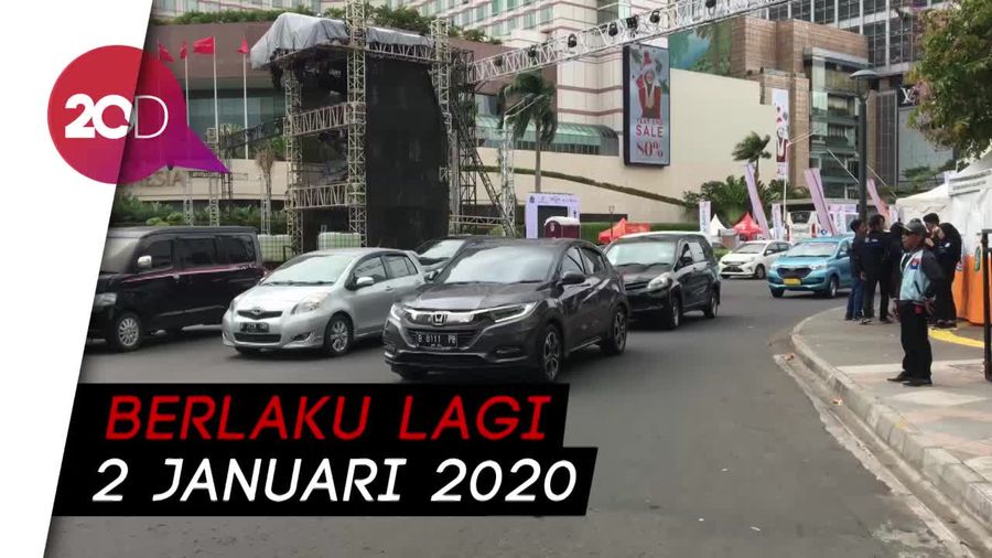 Sambut Tahun Baru, Ganjil Genap Tak Berlaku Sore Ini Sampai Besok