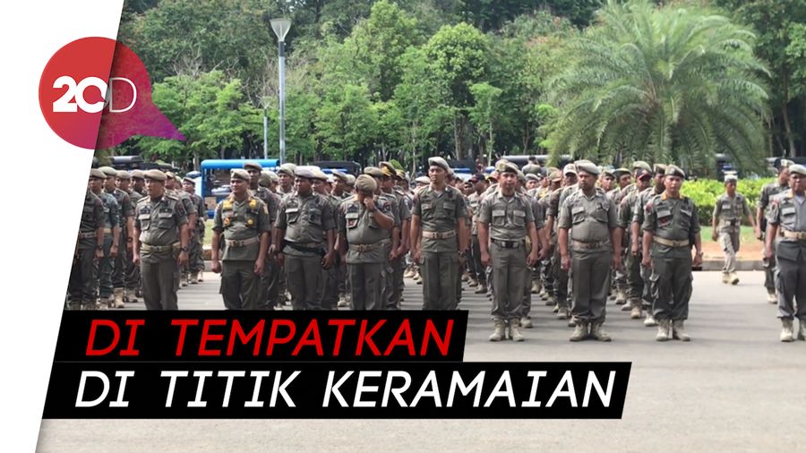 Amankan Perayaan Tahun Baru, Satpol PP Turunkan 1.150 Anggota