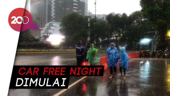 Jalan MH Thamrin Mulai Ditutup Jelang Malam Pergantian Tahun
