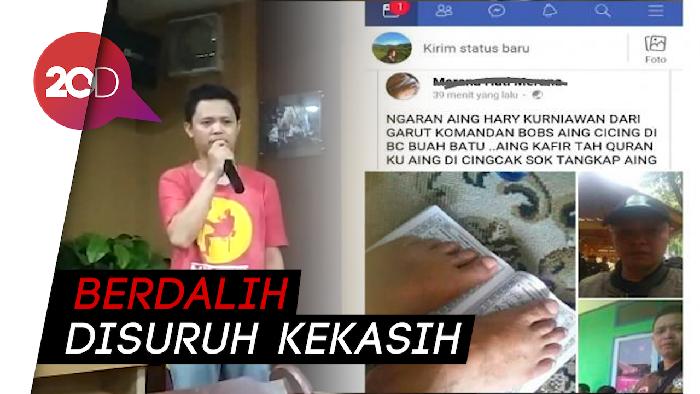 Penginjak-injak Kitab yang Gegerkan Garut Diciduk Polisi