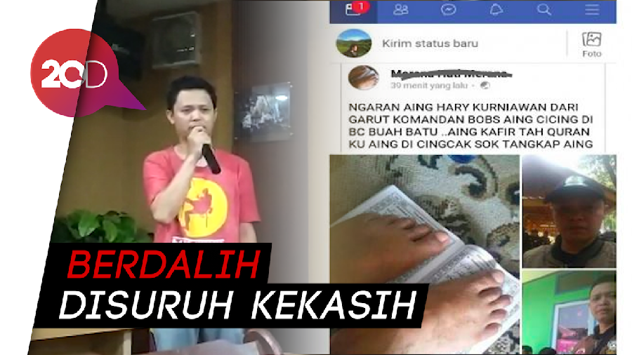Penginjak-injak Kitab yang Gegerkan Garut Diciduk Polisi