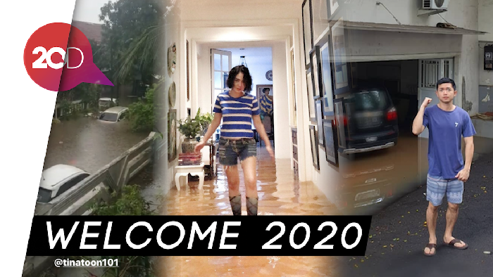 Banjir Melanda Rumah Milik Nicky Tirta hingga Tina Toon