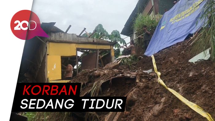 Longsor Terjang Rumah di Bogor, 1 Orang Tewas