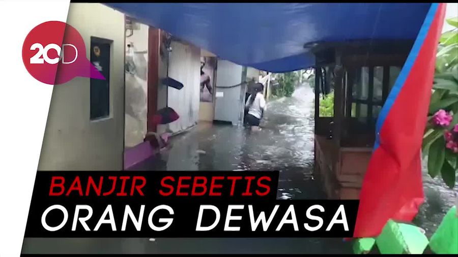 Banjir di Jatipulo Palmerah, Motor-motor Diungsikan ke Masjid