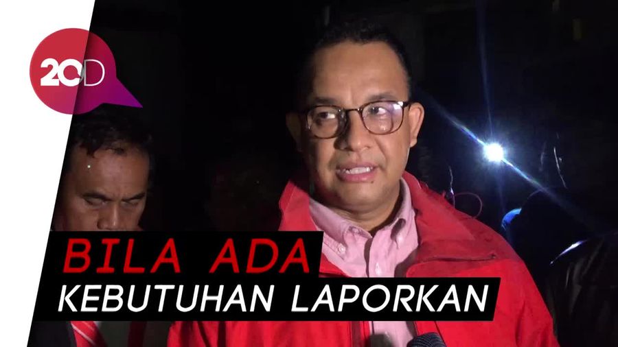 Kunjungi Posko Banjir Kemang, Anies Pastikan Kebutuhan Warga Terpenuhi