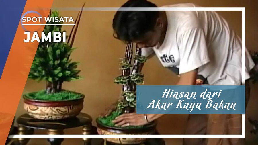 Hiasan dari Akar Kayu Bakau, Jambi