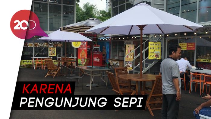Banjir Jakarta, Omzet Pedagang Kuliner di Thamrin 10 Menurun