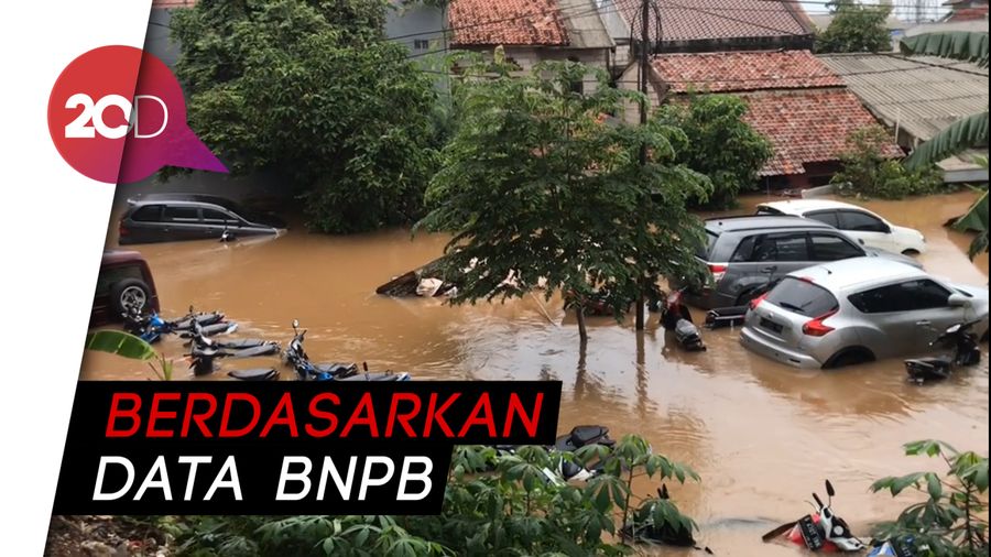  Update! Banjir Jabodetabek Akibatkan 16 Orang Meninggal