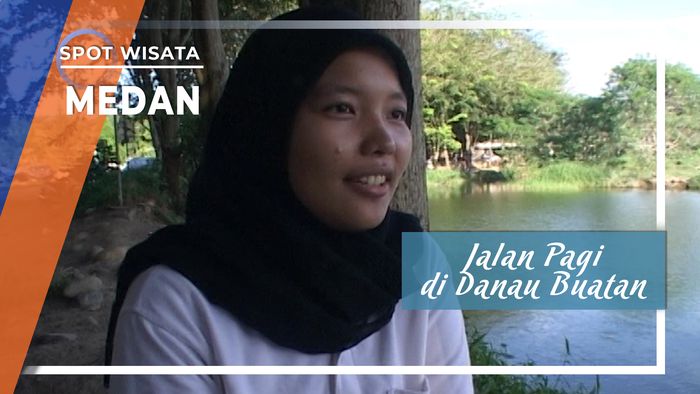 Danau Buatan Habitat Burung Laut Perumahan Cemara Medan