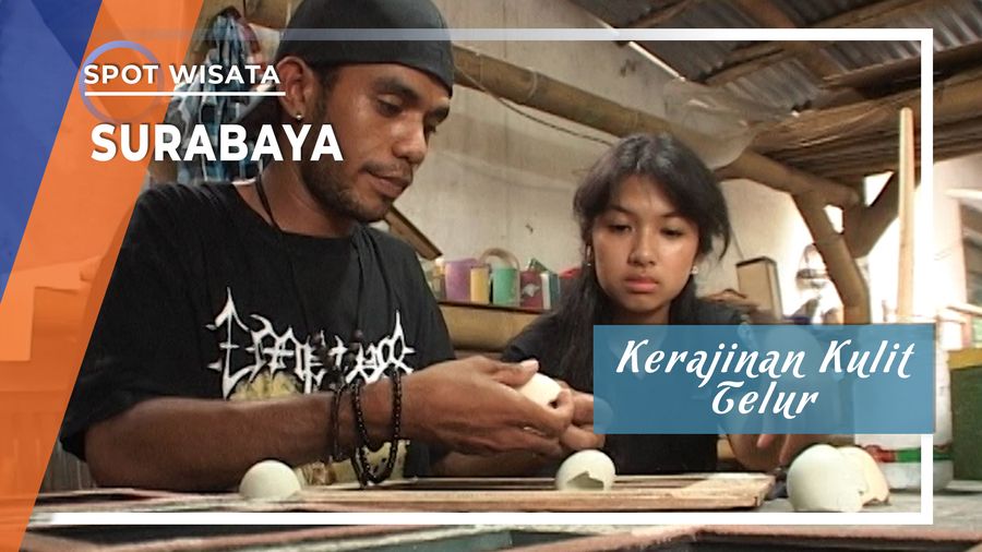 Seni Kriya Kerajinan Kulit Telur Surabaya
