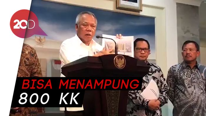 Normalisasi Ciliwung, Menteri Basuki Siapkan Rusun Pasar Rumput