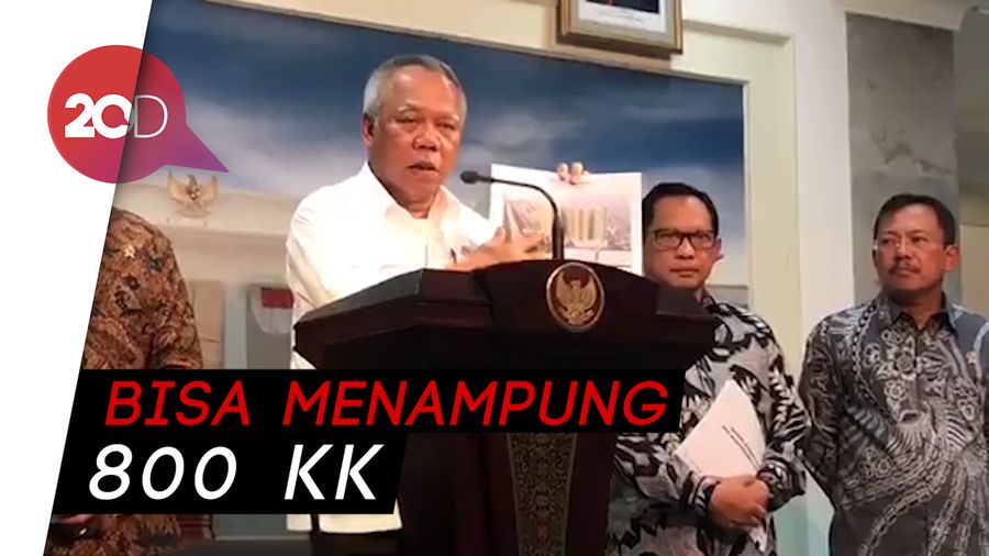 Normalisasi Ciliwung, Menteri Basuki Siapkan Rusun Pasar Rumput