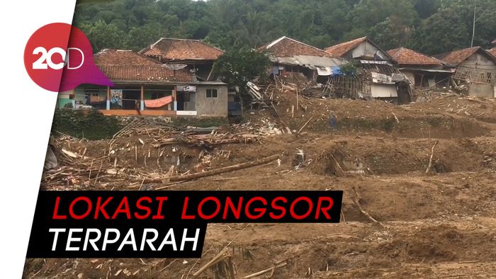 Penampakan Satu Kampung di Bogor yang Hilang Karena Longsor