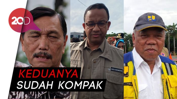 Soal Banjir, Luhut Minta Basuki-Anies Jangan Ditubrukkan!