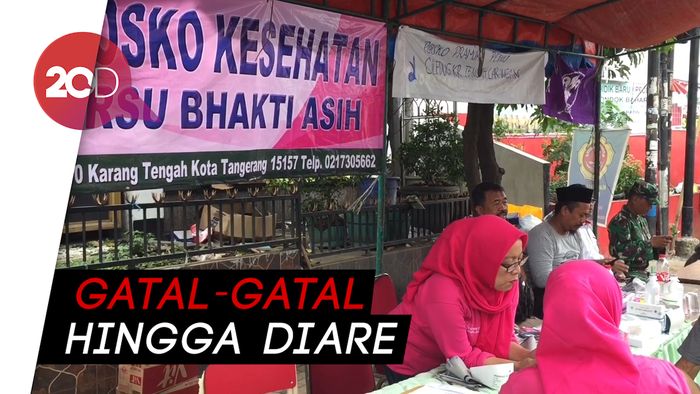 400 Korban Banjir Keluhkan Sakit di Posko Kesehatan Ciledug