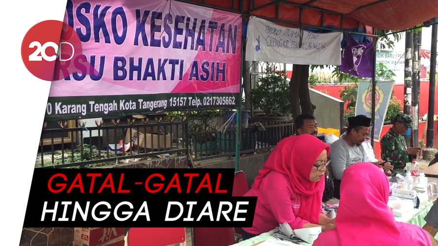 400 Korban Banjir Keluhkan Sakit di Posko Kesehatan Ciledug