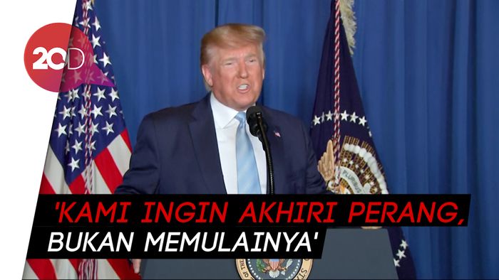Pernyataan Lengkap Trump soal Alasan Membunuh Jenderal Iran