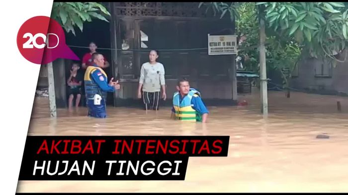Sungai Tiung Meluap, Kecamatan Cempaka Banjarbaru Banjir