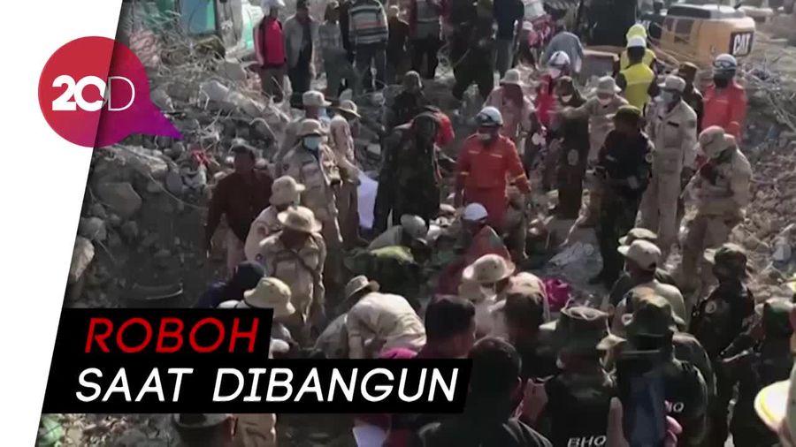 Gedung 7 Lantai di Kamboja Ambruk, 36 Orang Tewas