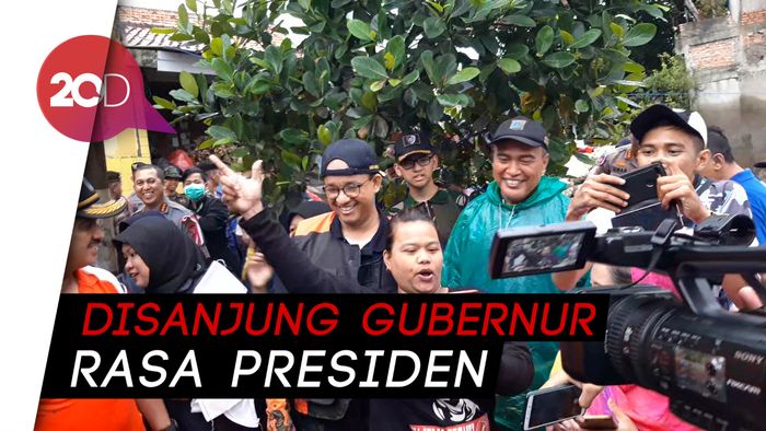 Kerja Bakti Bareng Warga, Anies Diteriaki Goodbener