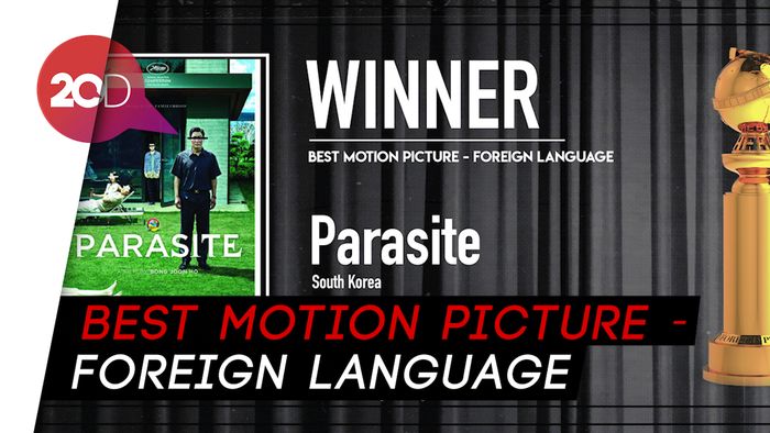 Parasite, Film Korea Pertama yang Menang di Golden Globe