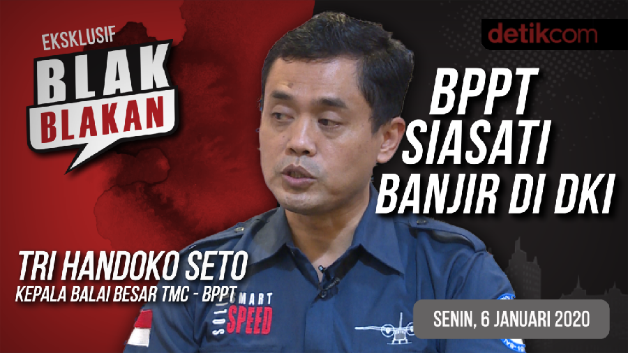 Tonton Blak-blakan BPPT Siasati Banjir di DKI