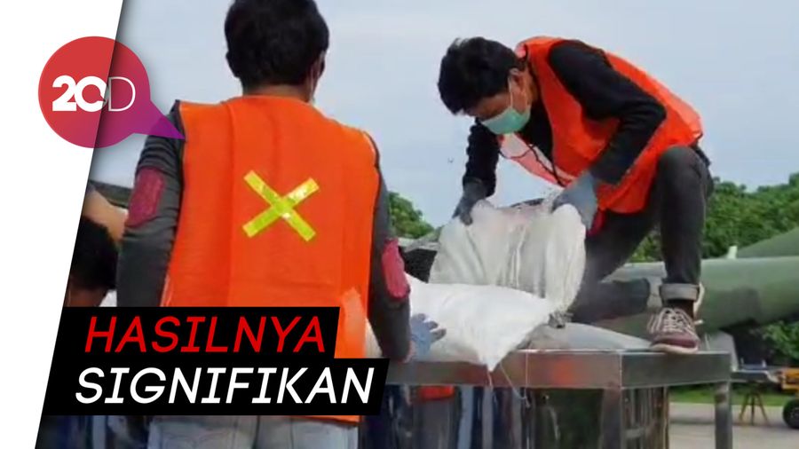 25 Ribu Kg Garam Sudah Disebar untuk Modifikasi Cuaca