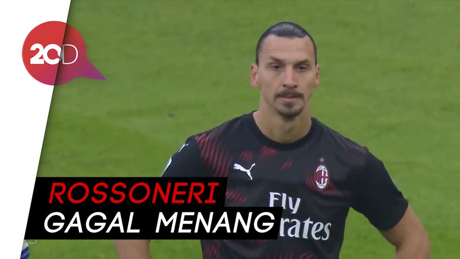  Ibrahimovic Comeback, AC Milan Vs Sampdoria Imbang
