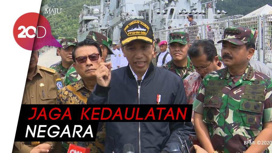Jokowi ke Natuna Ingin Pastikan Hak Berdaulat RI