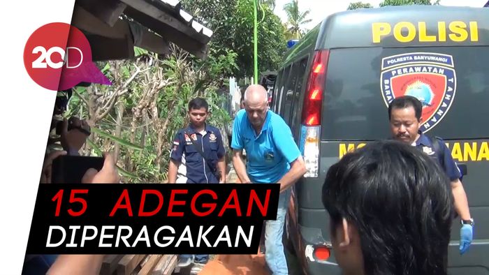 Rekonstruksi WN Belanda Bunuh Eks Istrinya, Anak Korban Emosi