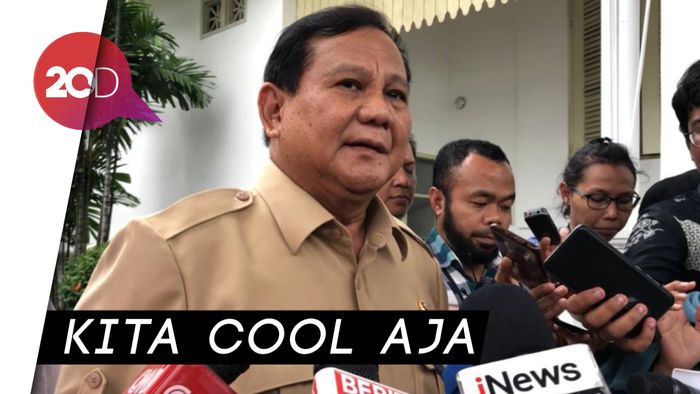 Ditanya Soal Kasus Natuna, Prabowo: Jangan Kita Panas-panasi