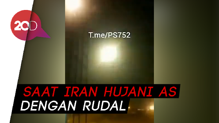  Detik-Detik Pesawat Ukraina Diduga Terkena Rudal Iran
