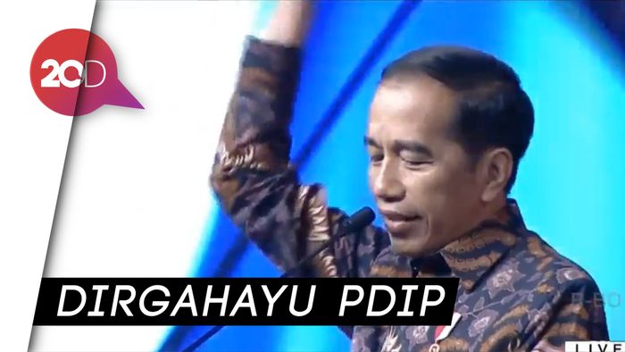 Hadiri HUT ke-47 PDIP, Jokowi Diingatkan Ucapkan Selamat