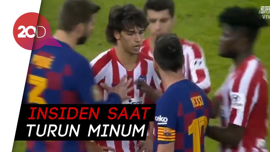 Messi Ribut dengan Felix, yang Dikartu Kuning Malah Suarez