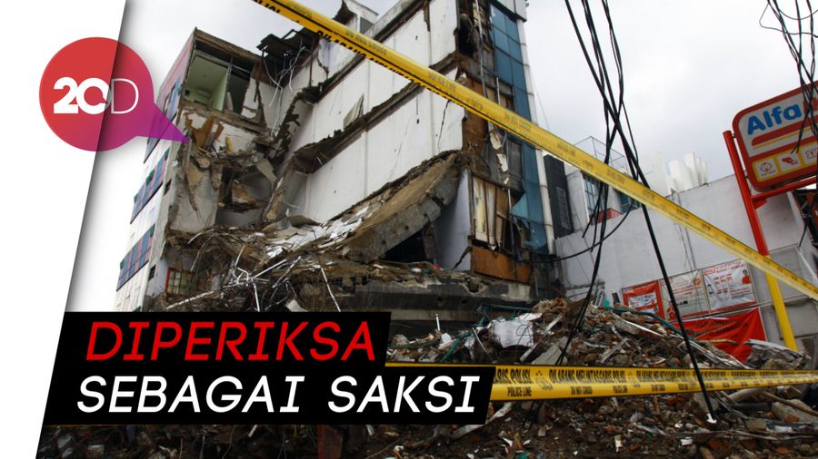 Polisi Periksa 3 Korban Insiden Gedung Roboh di Slipi