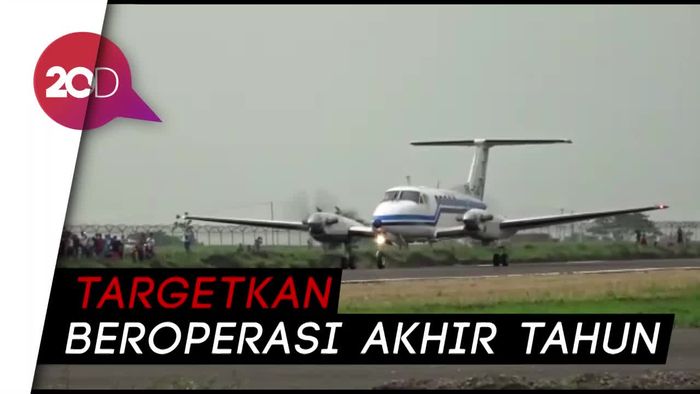 King Air 200 GT Mendarat Mulus, Runway Bandara Blora Lulus Uji