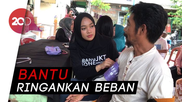  Abnon Jakarta Beri Trauma Healing ke Korban Banjir Rawa Buaya