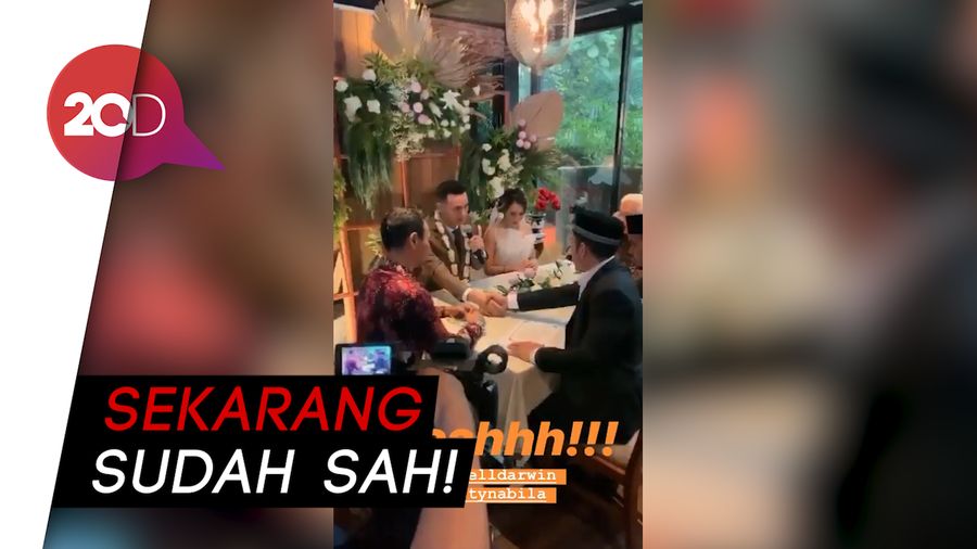 Selamat! Marcell Darwin Resmi Persunting Nabila Faisal