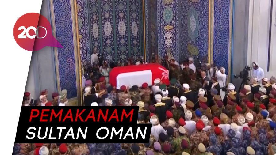 Video Prosesi Pemakaman Sultan Qaboos