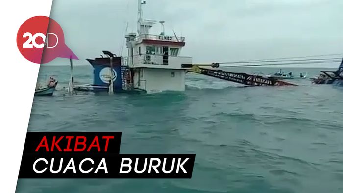 Kapal Kargo Tenggelam di Perairan Bangka Belitung