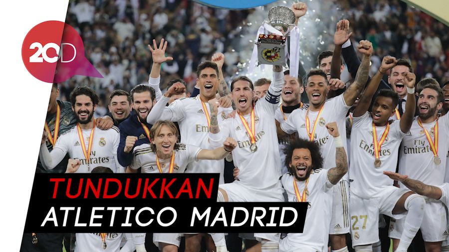 Los Blancos Juara Piala Super Spanyol via Adu Penalti
