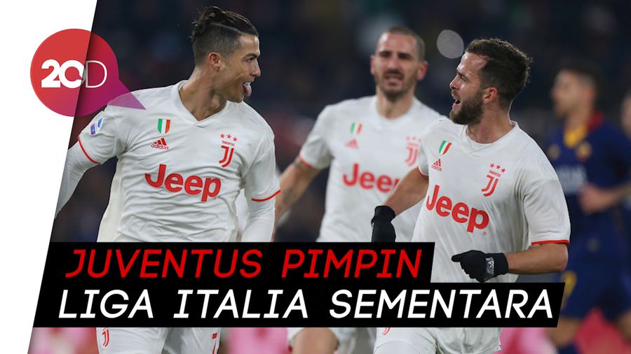 Ronaldo Bantu Juventus Taklukkan Serigala Roma