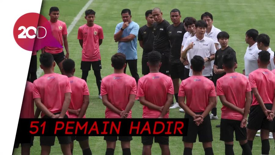 Timnas U-19 Latihan Perdana Bersama Shin Tae-Yong