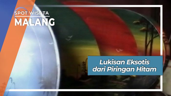 Lukisan Eksotis dari Piringan Hitam, Malang