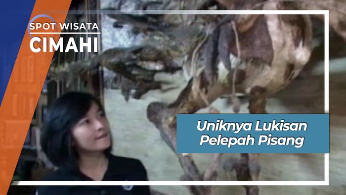 Uniknya Lukisan Pelepah Pisang, Cimahi