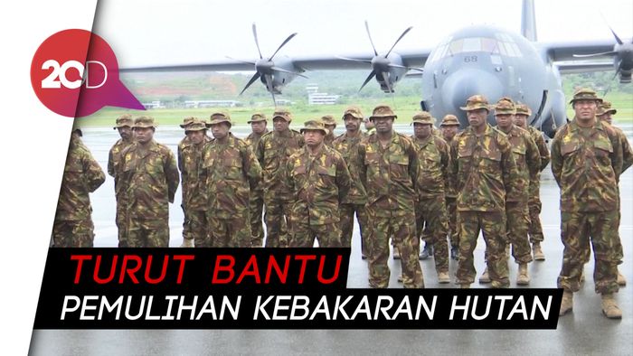 100 Prajurit Papua Nugini Diterbangkan ke Australia