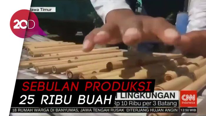 Go Green! Sedotan Bambu dari Madiun